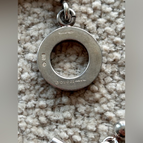 GUCCI boule silver choker necklace - Picture 4 of 4